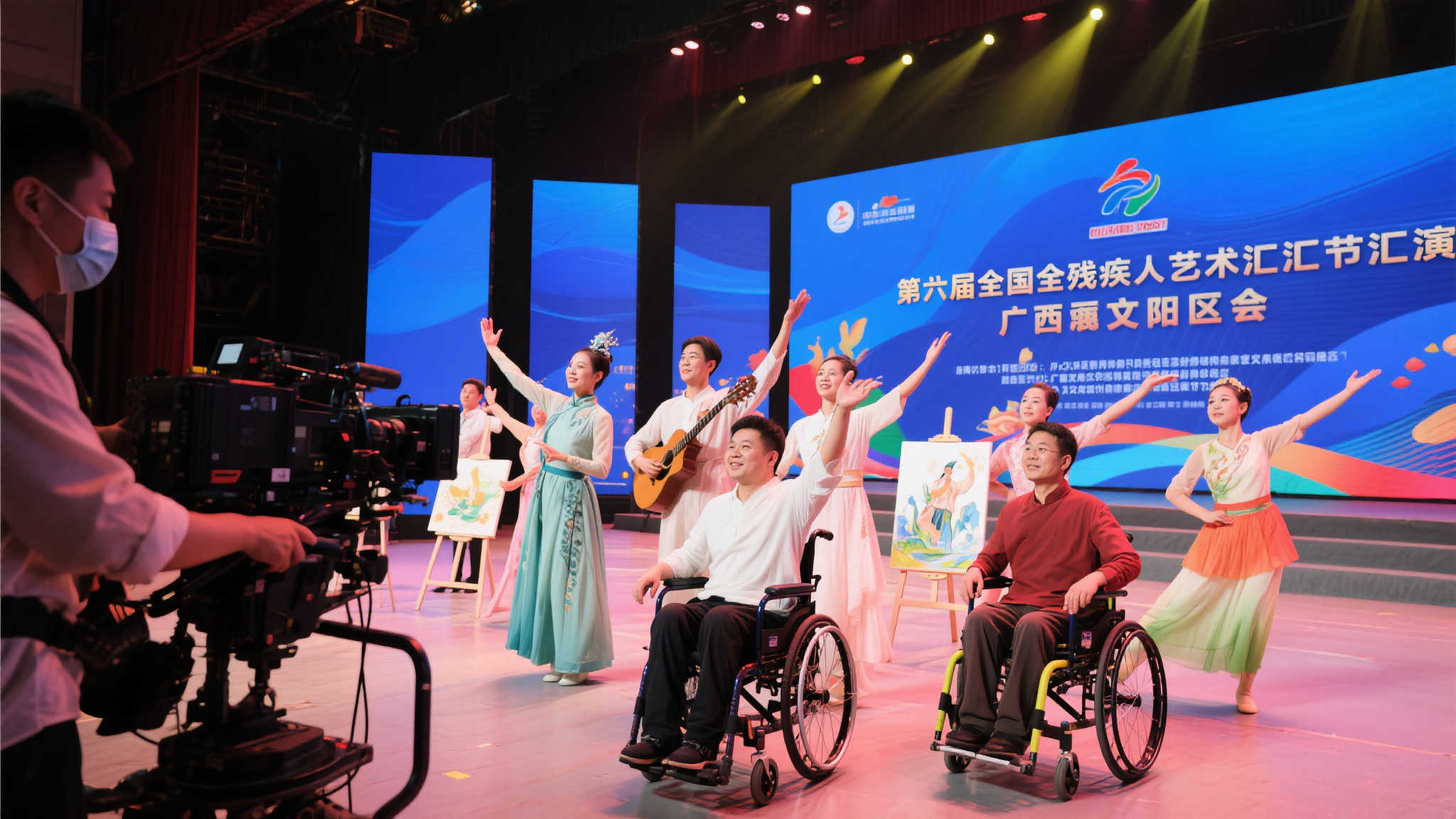 砥砺奋进 共创辉煌，广西全力备战第十一届全国残疾人艺术汇演节目录制